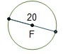 Which circle has a radius that measures 10 units?-example-2