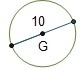 Which circle has a radius that measures 10 units?-example-3