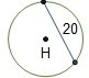 Which circle has a radius that measures 10 units?-example-4