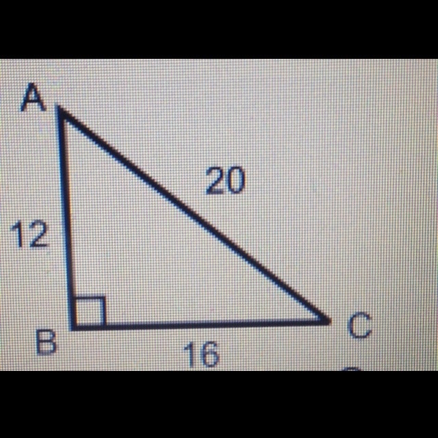 Find the sine, cosine and tangent of A. Reduce all fractions and radicals.-example-1