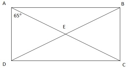 ABCD is a rectangle. find m  <AEB-example-1