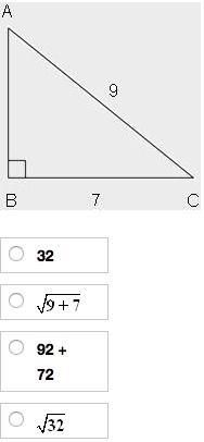 [15 POINTS] FIND THE LENGTH OF SIDE AB IN THE TRIANGLE SHOWN-example-1