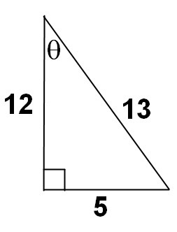 In the triangle below, what is csc θ?-example-1