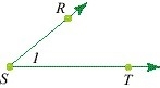 All of the following are acceptable ways to name the angle shown except ∠ RST ∠ R-example-1