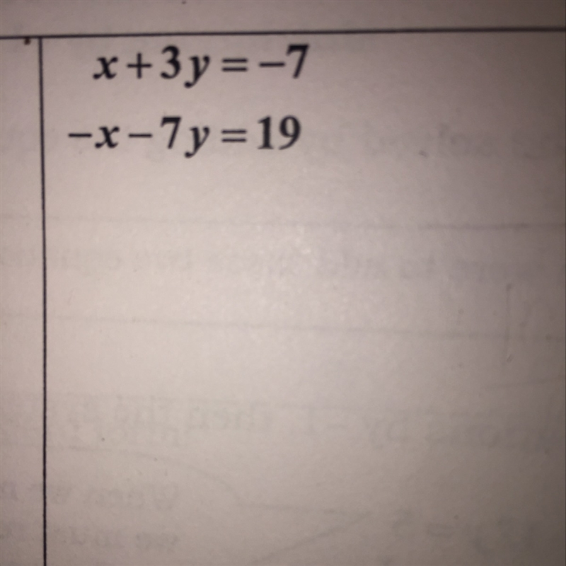 Solve each system of equations using elimination.-example-1