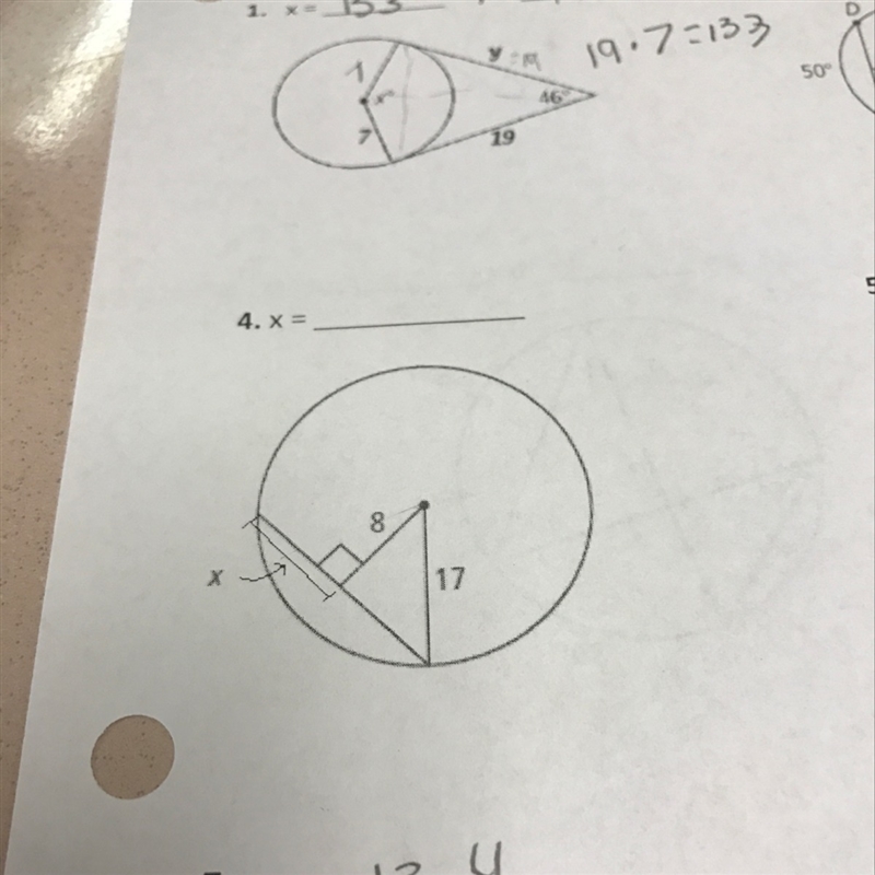 How do I find the value of X.-example-1