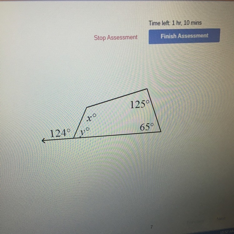 Find the missing values of the variables-example-1