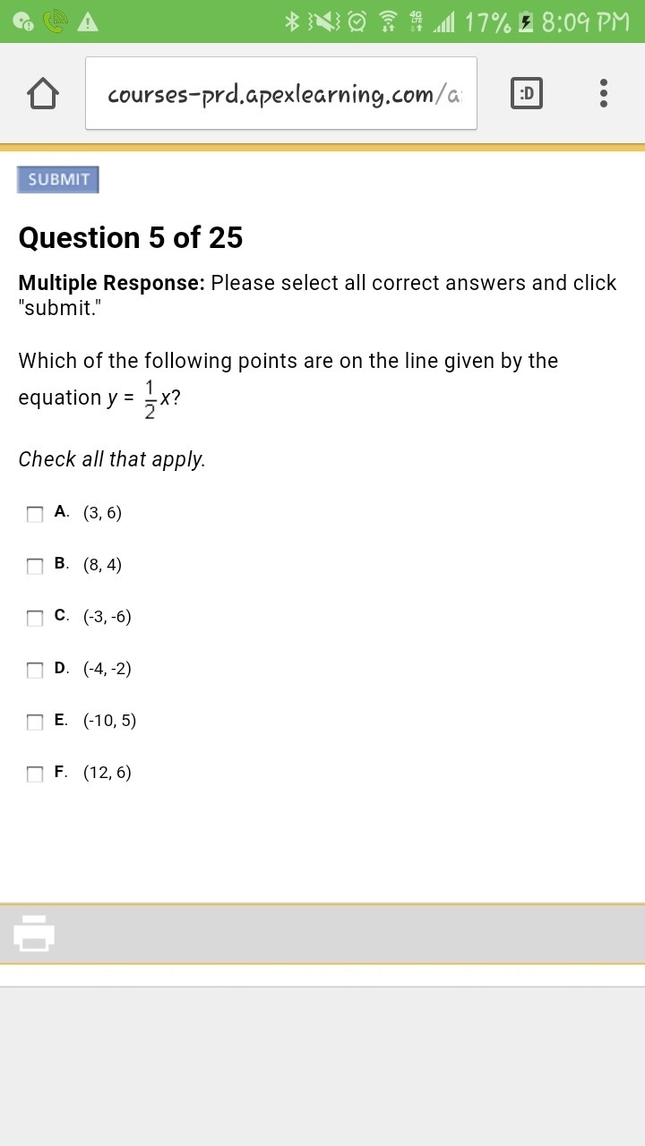 What is the distance between the origin and the point (5, 12)? If necessary, round-example-1