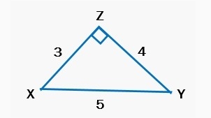 What side is opposite angle X? XZ ZY YX NONE OF ABOVE-example-1