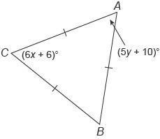 Solve for y. Enter your answer in the box. y =-example-1