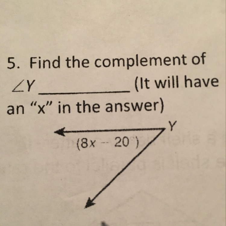 Find the complement of-example-1