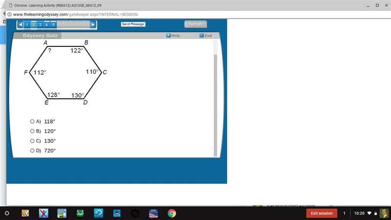 What is the measure of angle A-example-1