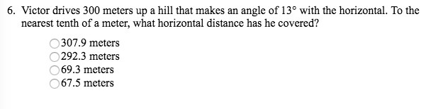 What is the horizontal distance Victor covered????PLEASE HELP!!!!-example-1