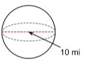 What is the surface area of the sphere?-example-1