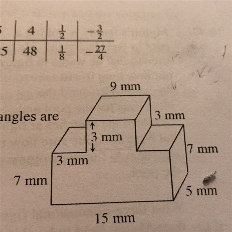 Find the volume of the prism at right all angles are right angles.....-example-1