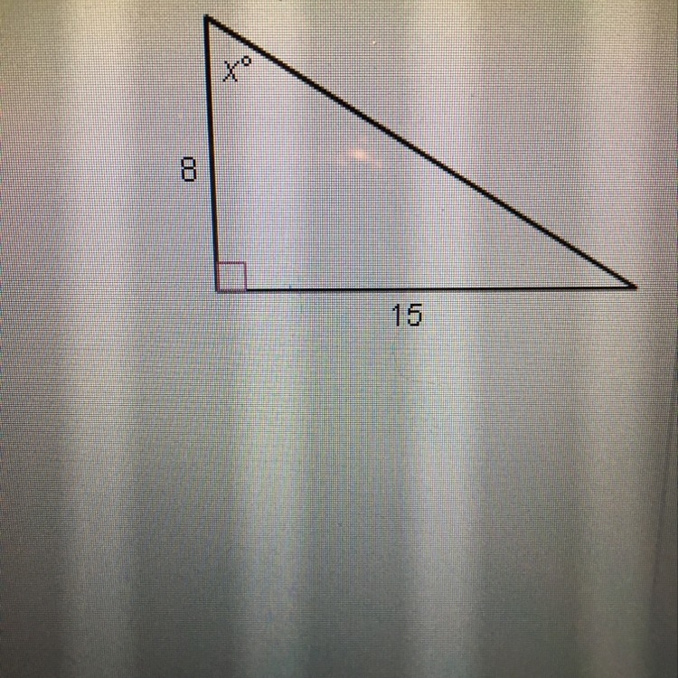 What is the value of x to the nearest degree? A - 28 B - 62 C - 83 D - 86-example-1