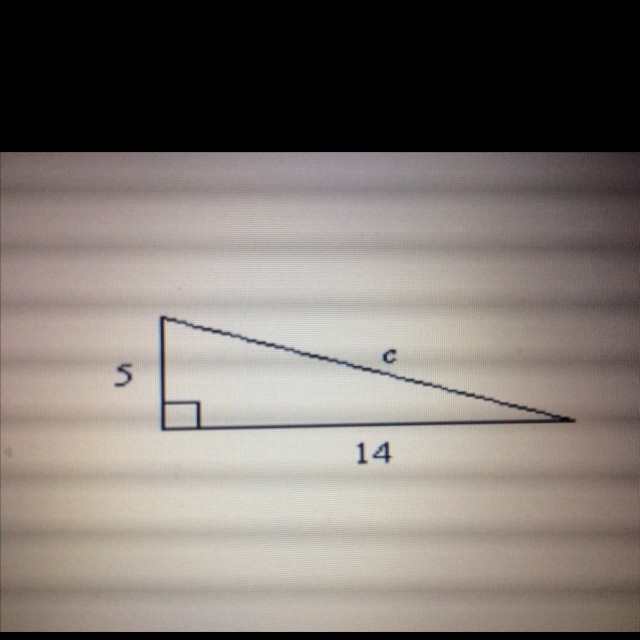 Find the missing length of the missing side. If necessary, round to the nearest tenth-example-1