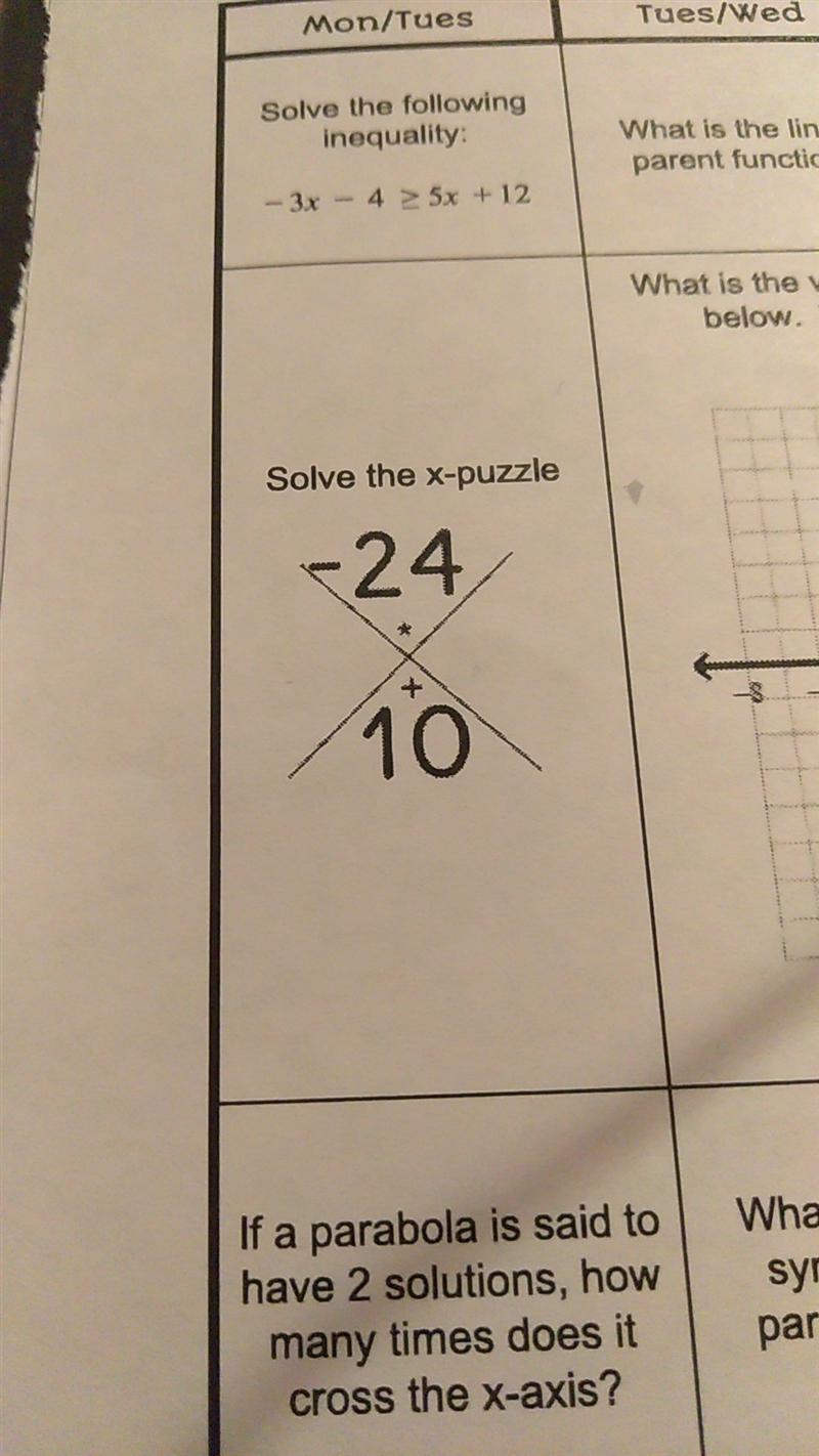 I need help .. so can somebody help me please ? what two number and get 10 and -24 ?-example-1