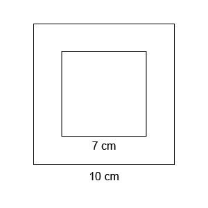 What is the probability that a point chosen at random in the given figure will be-example-1