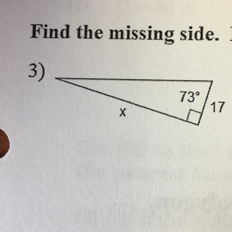 How to find the missing side-example-1