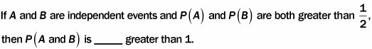 Answer choices: never sometimes not enough information provided to answer the question-example-1