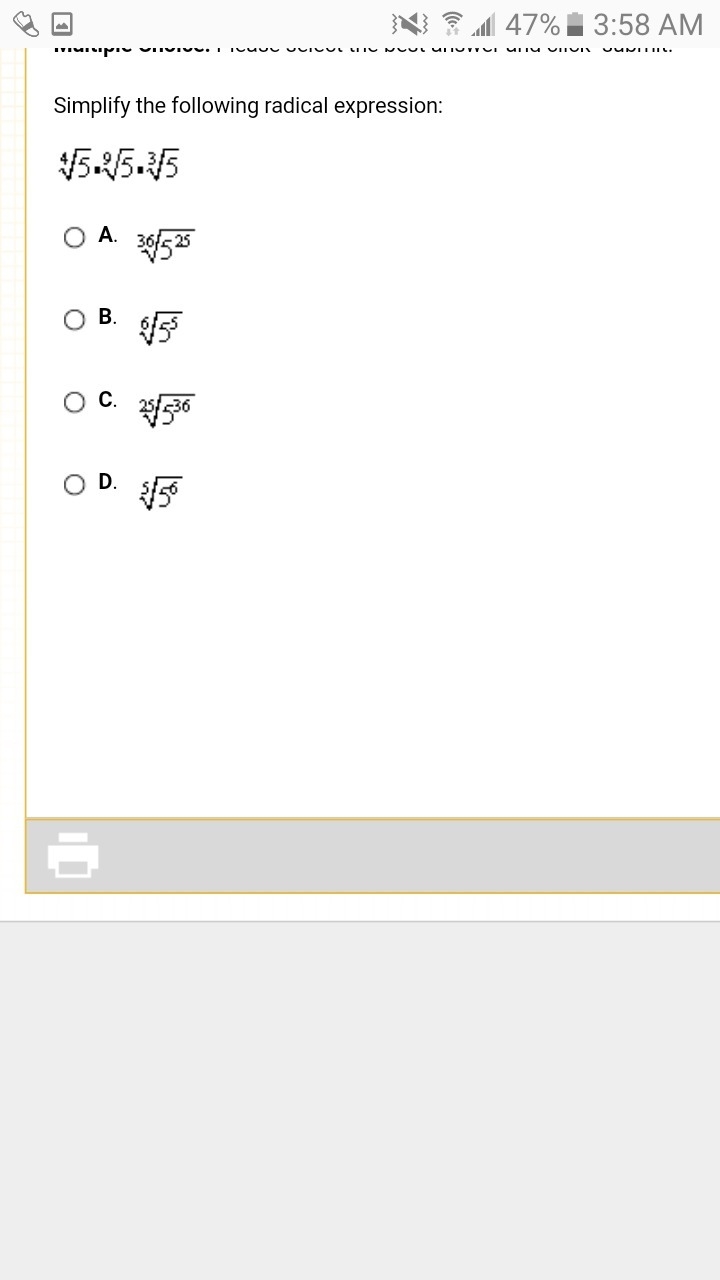 Which of the following answers is correct A. B. C. or D.-example-1