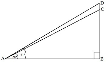 HELP asap AB=85m Find the length of Line CD-example-1