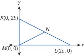 Lamar is writing a coordinate proof to show that a segment from the midpoint of the-example-1