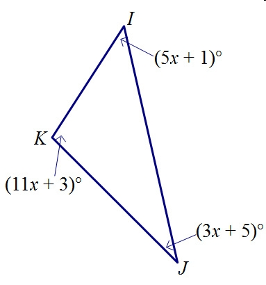 Which side length of triangle KIJ is the smallest? A. IJ B. KI C. JL D. KJ-example-1