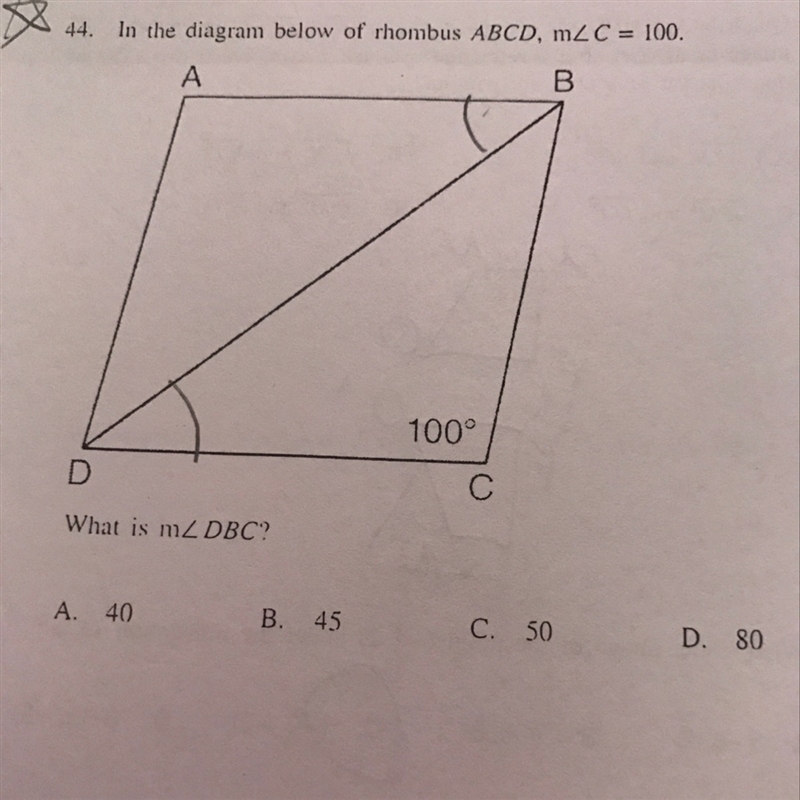 What is the measure of angle DBC?-example-1