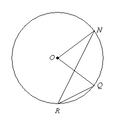 If m angle R=70 in circle o what is m angle O-example-1