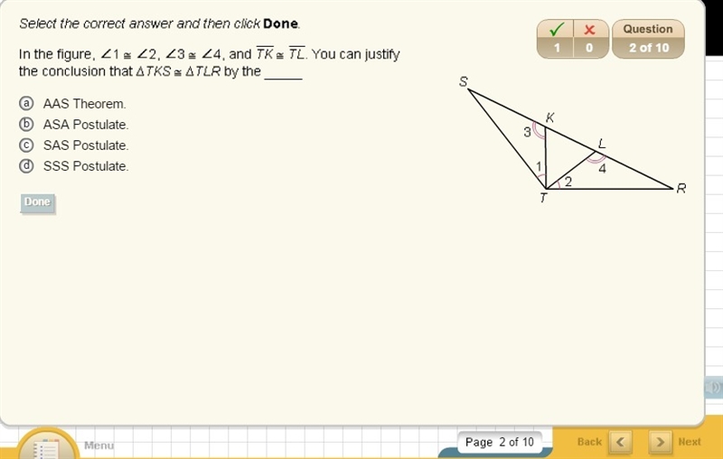 TRIANGLES AND CONGRUENCE HELP PROBLEM BELOW-example-1