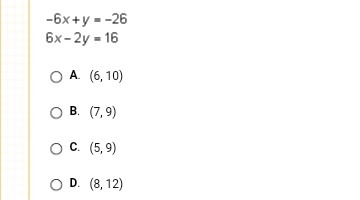 Which ordered pair is the solution to the system of equations below using the elimination-example-1