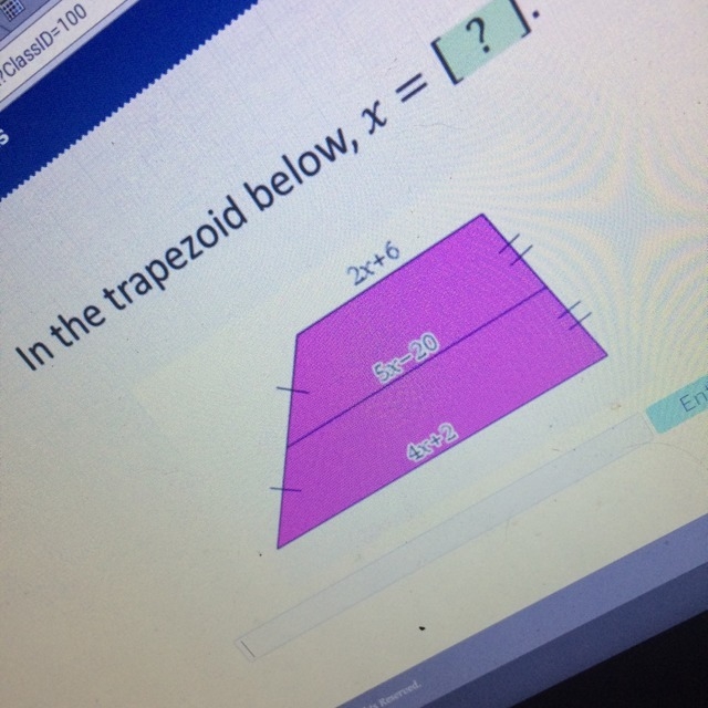 Geometry what does x=?-example-1