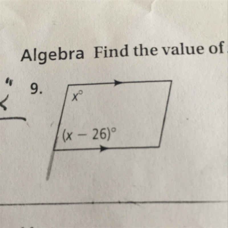 Find the value of x.-example-1