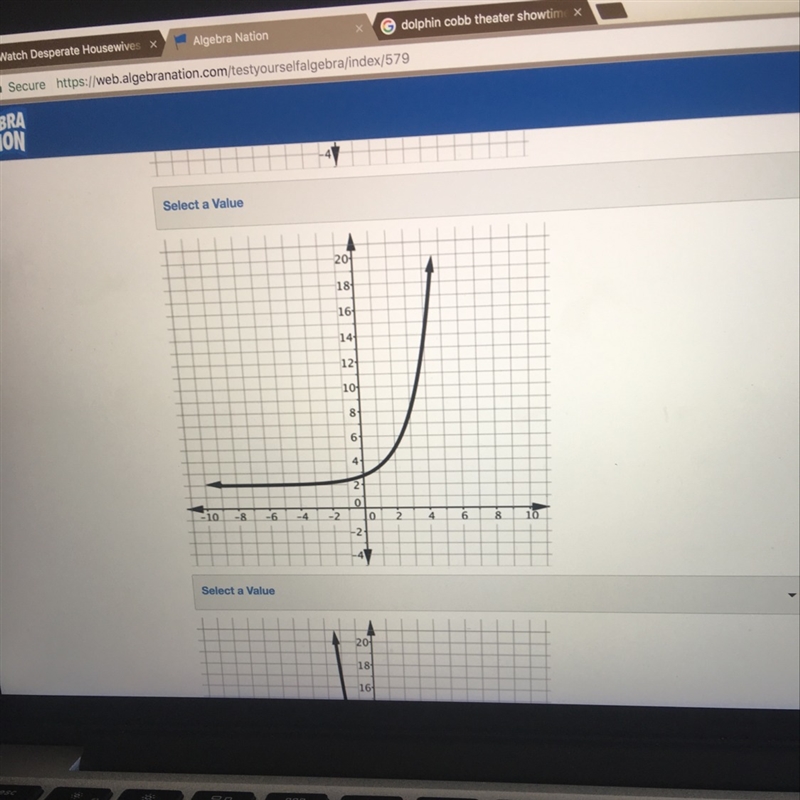 Choose the function that corresponds to each graph below-example-1