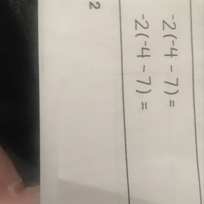 What is the answer to this equation show in the picture ??-example-1