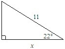 Help!!! Find the value of x. . Round to the nearest tenth. The diagram is not drawn-example-1