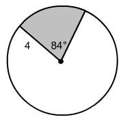 Calculate the area of the shaded sector. 11.73 11.2 11.4 11.83-example-1