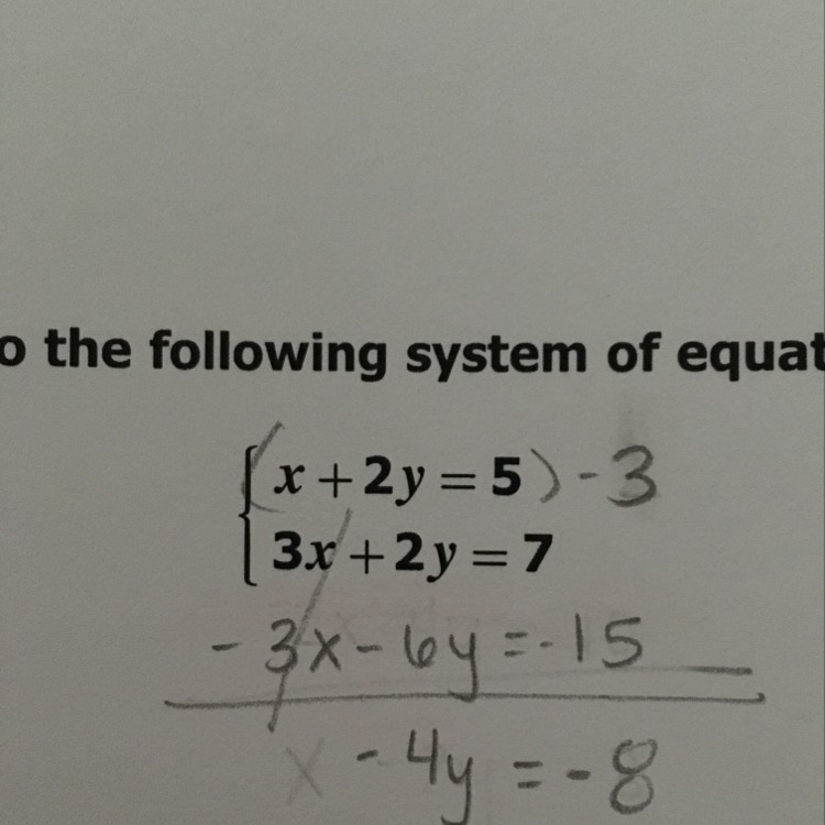 Solve the equations for x and y-example-1