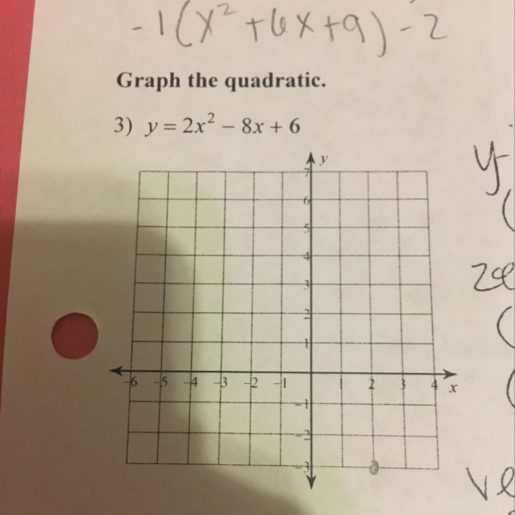 How do you graph the quadratic-example-1