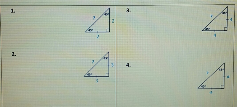 Use the Pythagorean theorem to find the missing side length-example-1