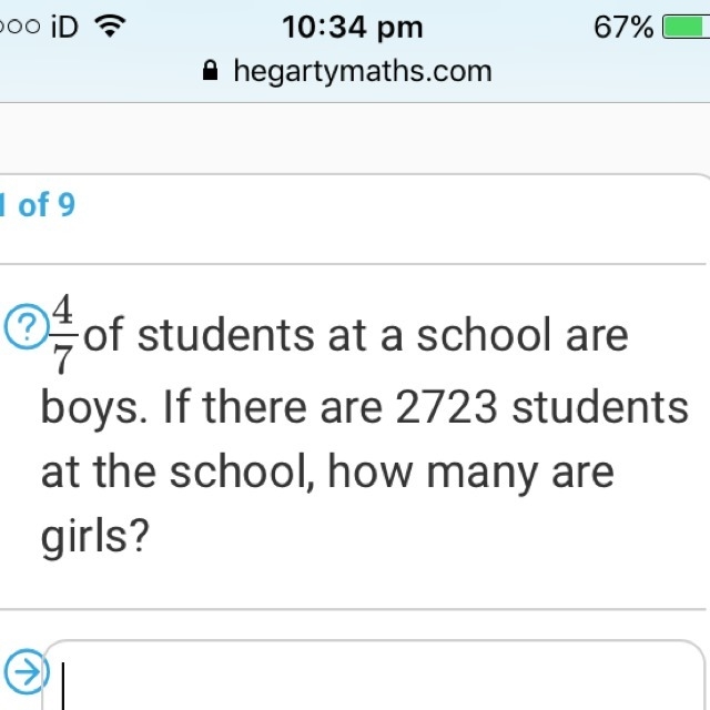 3 7 of students at a school are boys. If there are 2282 students at the school, how-example-1