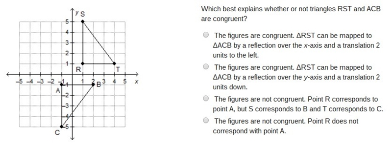 (Lots of points) (Dumb answers will be reported) Which best explains whether or not-example-1