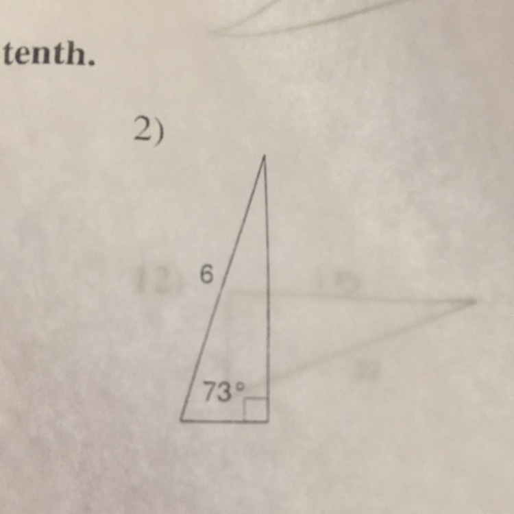 I don't know how to do this We are using sine, cos, tangent.-example-1