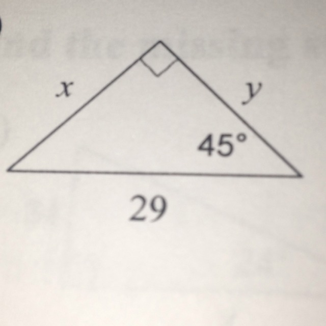 Find the missing side lengths. Leave your answers as radicals in simplest form-example-1