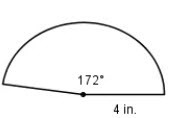 What is the area of the figure to the nearest tenth? (picture attached below) Answer-example-1