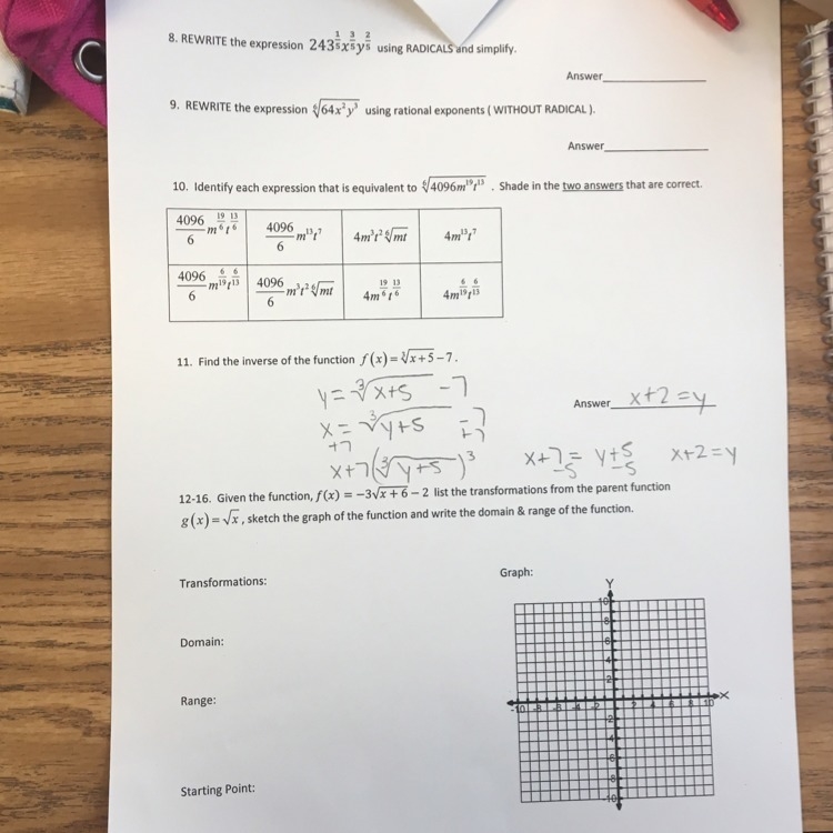 Help with radicals homework answers pls (need for tomorrow)-example-1