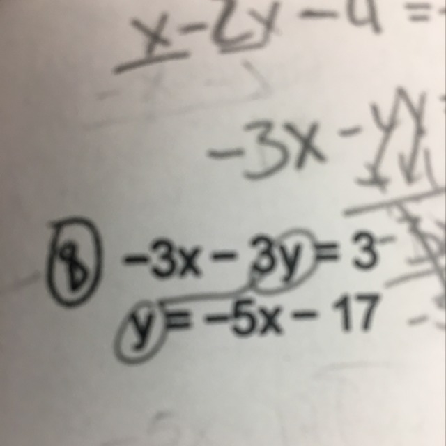 Solve each system by substitution-example-1