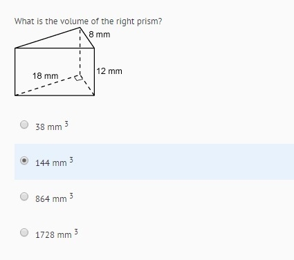 What is the volume of the right prism-example-1